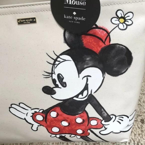 NWT Kate Spade  Minnie Mouse Francis Tote black - Picture 2 of 8
